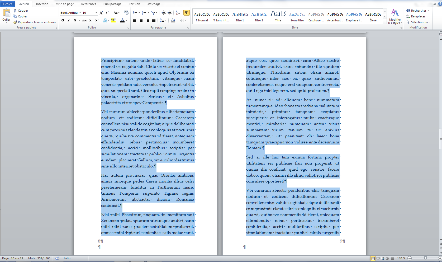 Paginer Sur Word à Partir De La Page 3