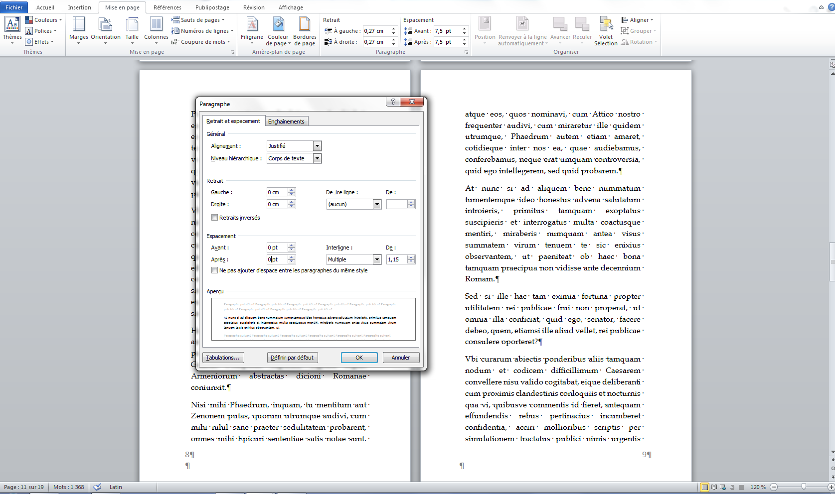 Paginer Sur Word à Partir De La Page 3