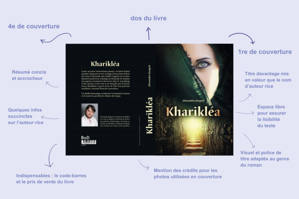 analyse d'une couverture de livre - Kharikléa 
