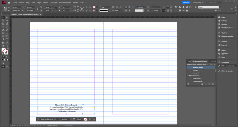Bod Indesign Process Comprendre la mise en page d'un livre sur InDesign - BoD.fr