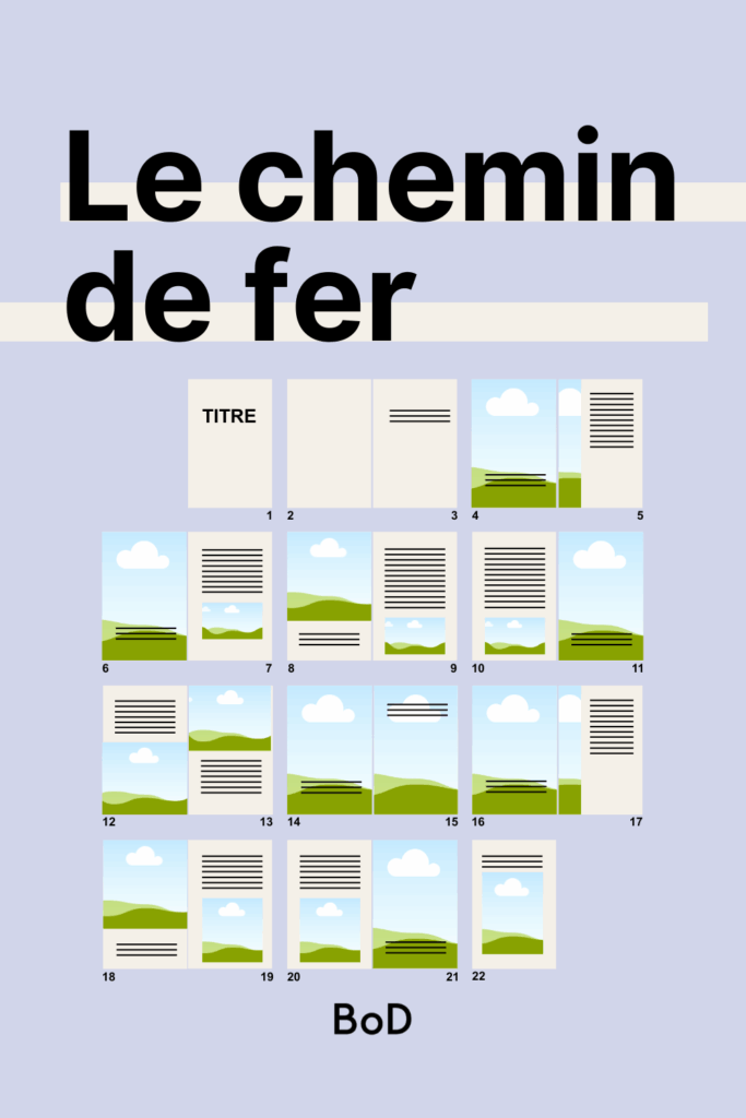 chemin de fer de livre