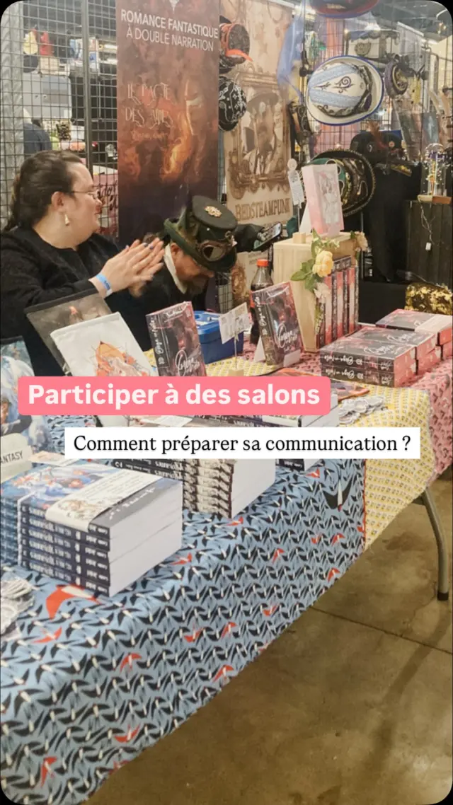 Comment bien communiquer autour de sa présence en salon ? 📣

Dans cette vidéo, elisabet_guillot.auteur partage sa stratégie de communication avant, pendant et après un événement littéraire.

Stories, posts, lives… elle utilise tous les outils à sa disposition sur Instagram pour donner envie à son lectorat de venir à sa rencontre et pour créer du lien.

Tu participes bientôt à un salon ? Tu peux consulter les autres vidéos conseils sur le sujet pour en apprendre davantage 😉

👇 Et toi, quelle est ta stratégie de communication ? N’hésite pas à mettre ton grain de sel en commentaire ⬇️

#auteur #autrice #salondulivre #conseilauteur #conseilsécriture #événementlittéraire #communicationauteur #autoédition #autriceindé #marketingdulivre