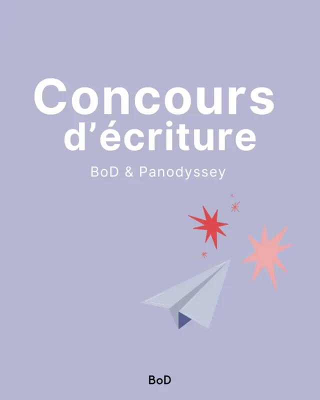 Célèbre l’arrivée de l’été en participant à notre concours d’écriture ✍️🌞 

Panodyssey & BoD lancent un concours d’écriture sur le thème « Renaissance », l’occasion parfaite de laisser éclore ta créativité ! 🌱📚

📝 3 formats au choix : nouvelle, poème ou lettre
📅 Date limite de participation : 31 août 2025
🏆 À remporter : une formule BoD Publication + une mise en avant des textes lauréats
➡️ La participation s’effectue sur Panodyssey (c’est gratuit)

Fais défiler le carrousel pour avoir toutes les infos ! Tu peux retrouver le règlement complet du concours dans le dernier article de notre blog (lien en bio) 🔗

#concoursécriture #panodyssey #BoD #concourslittéraire #écriture #écriturecréative #nouvelle #poésie #lettre #fictionépistolaire #renaissance